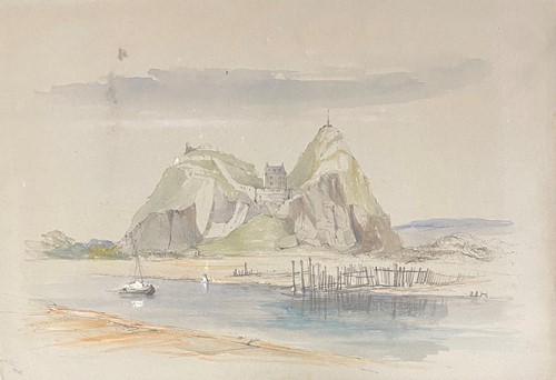 Lot 18 - Four watercolours of landscape and coastal scenes