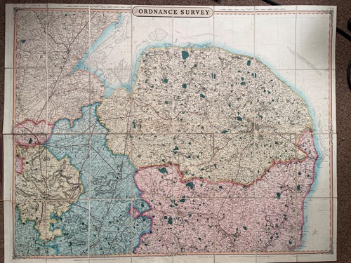 Lot 63 - CRUCHLEY (G F) Reduced Ordnance Survey Map of East Anglia