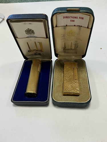 Lot 357 - Two cased Dunhill lighters