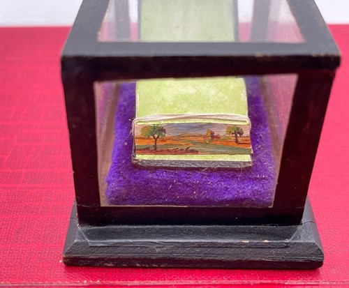 Lot 381 - Miniature fore-edge painting