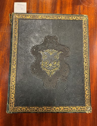 Lot 351 - A mid 19th Century leather bound manuscript album