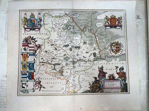 Lot 66 - Cambridgeshire and Huntingdonshire loose maps.