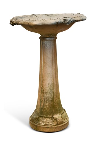 Lot 180 - Attributed to the Leeds Fireclay Company, a Lefco Ware fountain