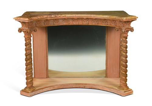 Lot 484 - A Neoclassical style marble-topped console table, early 20th century