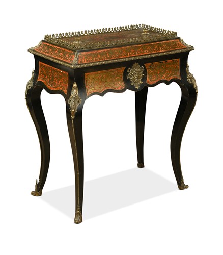 Lot 534 - A French boulle work jardinière, 19th century