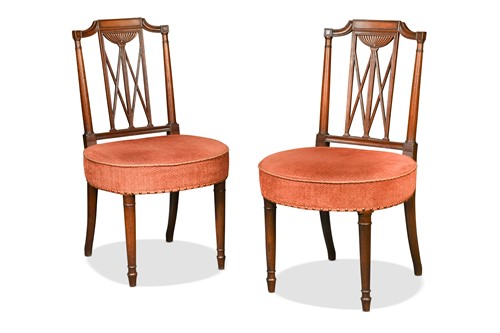 Lot 499 - A set of eight Regency mahogany dining chairs