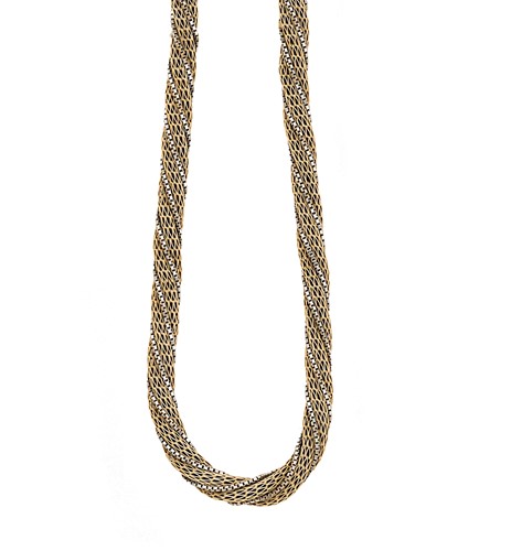 Lot 193 - A fancy two colour rope chain