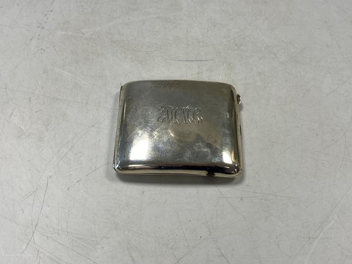 Lot 92 - A silver cigarette case