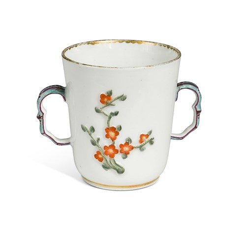 Lot 648 - A Meissen two-handled beaker, circa 1740