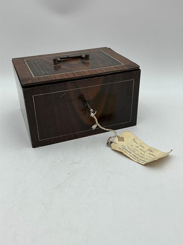 Lot 172 - A painted metal deed box with carry handle,...
