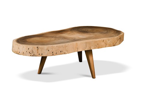 Lot 220 - A live edge coffee table