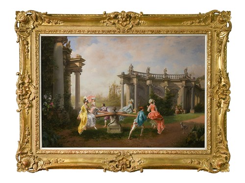 Lot 280 - Oreste Cortazzo (Italian, 1836-1910)
