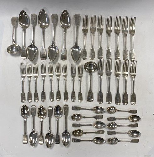 Lot 91 - A set of Victorian flatware