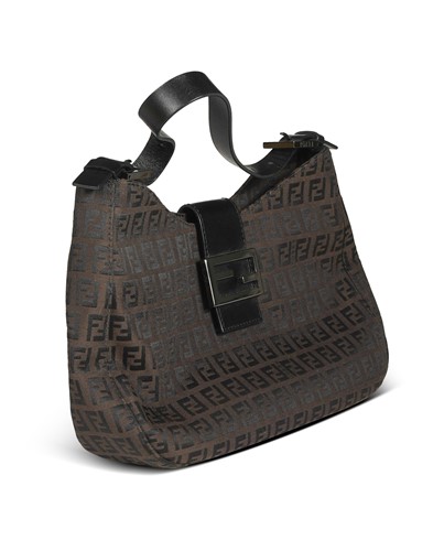 Lot 113 - A Fendi FF 'Zucchino' shoulder bag