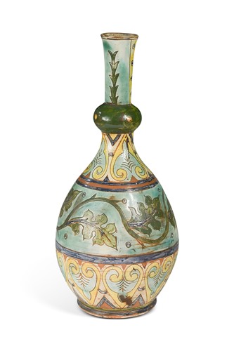 Lot 20 - A Della Robbia pottery vase