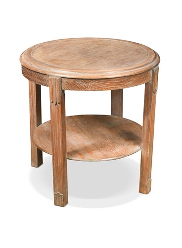 Lot 188 - An Art Deco limed-oak occasional / games table, circa 1935
