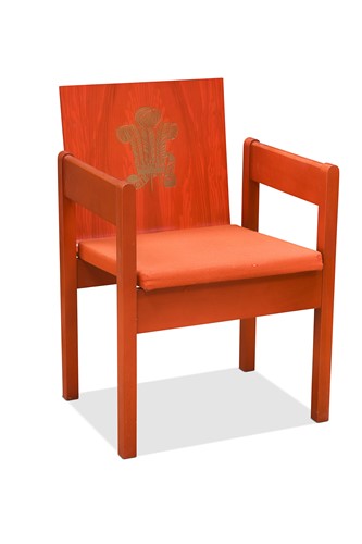 Lot 213 - A Prince of Wales Investiture chair, designed by Lord Snowdon in 1969