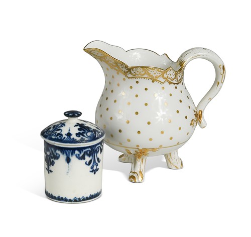 Lot 647 - A Sevres porcelain jug, late 18th century