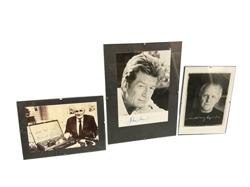 Lot 141 - A black and white portrait photograph of...