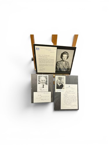 Lot 136 - A black and white portrait of Nigel Hawthorn...