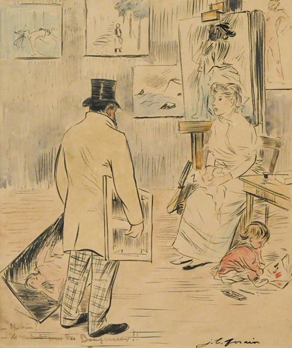 Lot 288 - Jean-Louis Forain (French, 1852-1931)