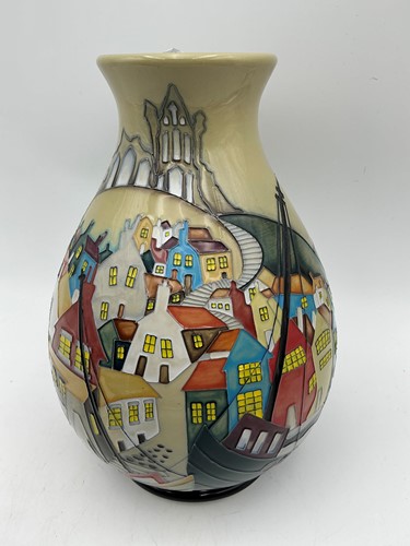 Lot 28 - A Moorcroft pottery baluster vase of Whitby
