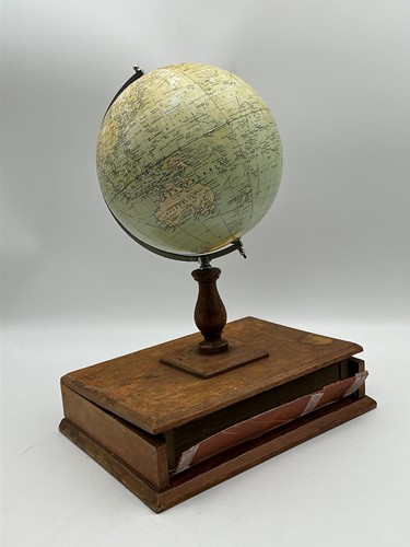 Lot 268 - A Phillips British Empire desk top globe with...
