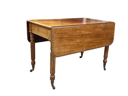 Lot 733 - A mahogany Pembroke table, 19th century, the...