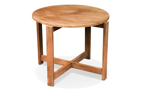Lot 189 - In the manner of Heals, a Cotswold School pale oak low table, circa 1930