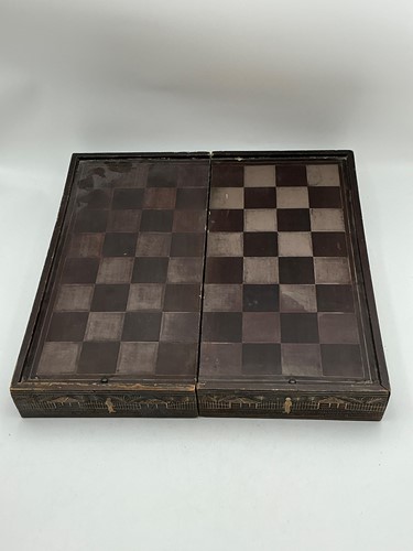 Lot 128 - A Chinese gilt and black lacquered folding...