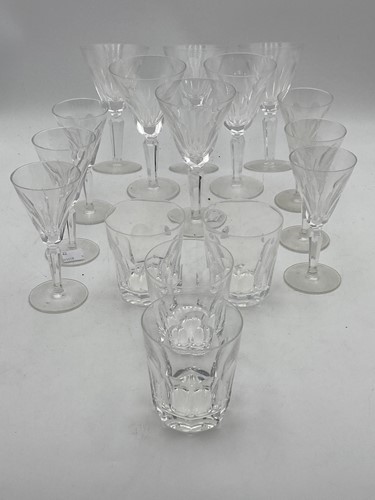 Lot 108 - Ten Waterford Sheila pattern drinking...