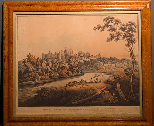 Lot 247 - A hand-coloured etching and aquatint of...