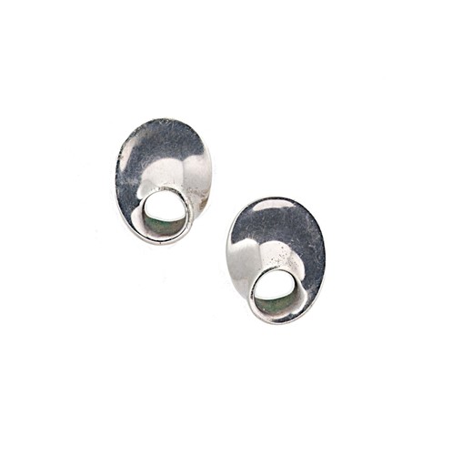 Lot 5 - Vivianna Toran for Georg Jensen - A pair of ear studs