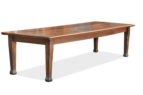 Lot 167 - A Cotswold School oak farmhouse table