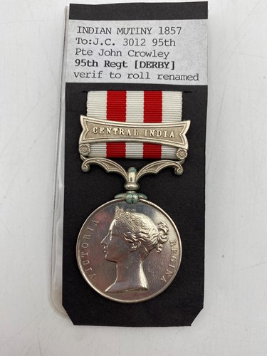 Lot 151 - Victoria Indian Mutiny medal 1857, Central...