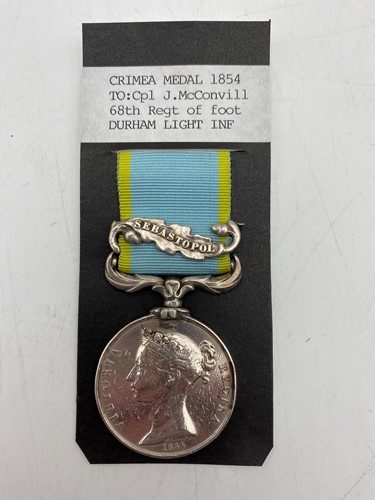 Lot 147 - Victoria Crimea Sebastopol medal named to Corp....