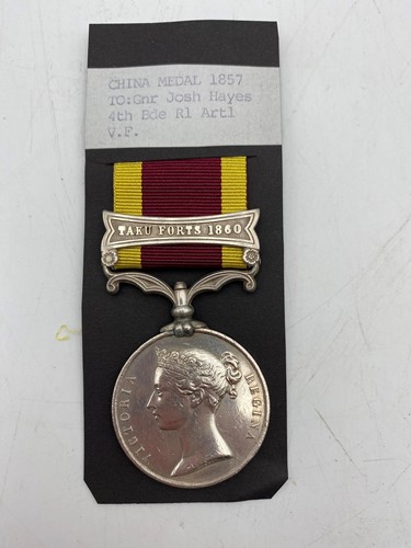 Lot 146 - China Campaigns medal with Taku Forts 1860...