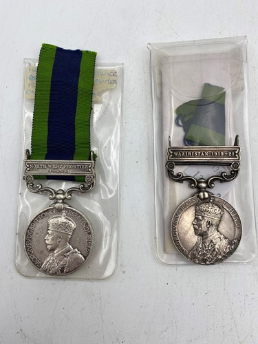 Lot 149 - George V India medal with Waziristan 1919-21...