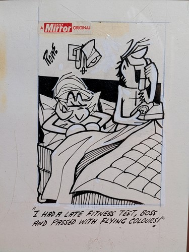 Lot 420 - A Collection Of Three Satirical Pen Cartoons (3)