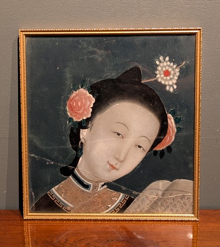 Lot 239 - A 19th century Japanese school A female head...
