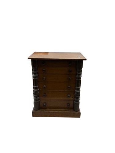 Lot 564 - Two late 19th century mahogany small size...