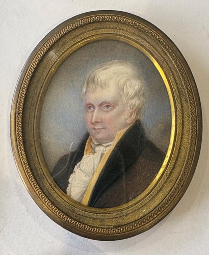 Lot 9 - A collection of 15 portrait miniatures, mainly English School, 19th century