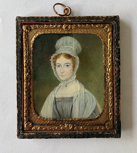 Lot 9 - A collection of 15 portrait miniatures, mainly English School, 19th century
