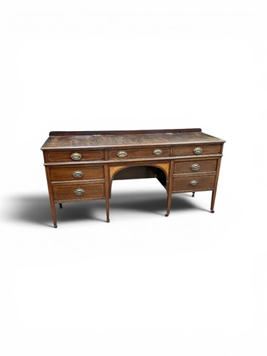 Lot 682 - An Edwardian mahogany sideboard comprising...