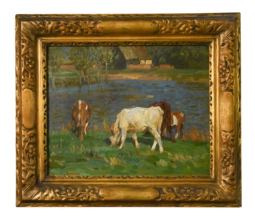 Lot 239 - Sir John Alfred Arnesby Brown RA (British, 1866-1955)