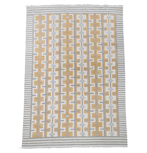 Lot 425 - A Märta Måås-Fjetterström inspired, flat-weave carpet, of recent manufacture