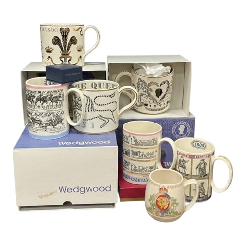 Lot 52 - A collection of commemorative mugs