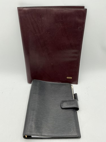 Lot 145 - A Louis Vuitton filofax folder and Bally...
