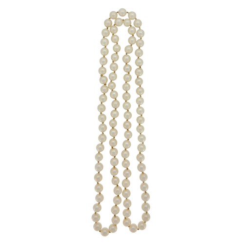 Lot 92 - A cultured freshwater pearl necklace, length 78cm