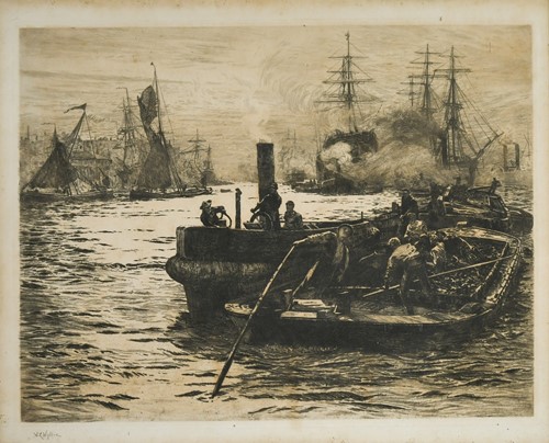Lot 129 - William Lionel Wyllie RA RBA RE RI NEAC (British, 1851-1931)